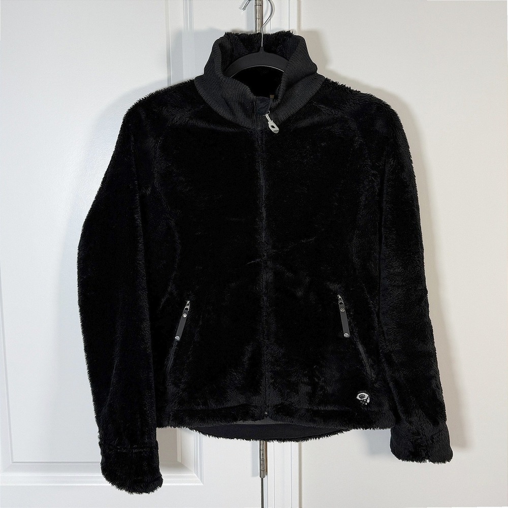 Mountain Hardwear Monkey Woman Windstopper Fleece Jacket Black Full Zip Small